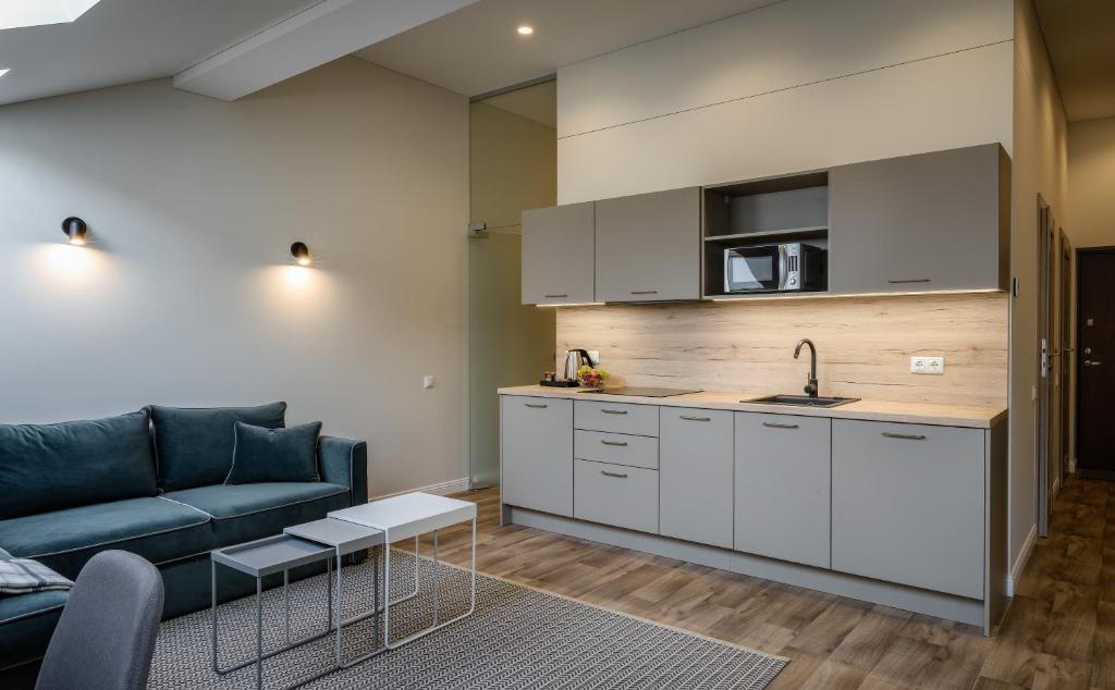 Rusnės Perlo apartamentai - Appartement Met één Slaapkamer