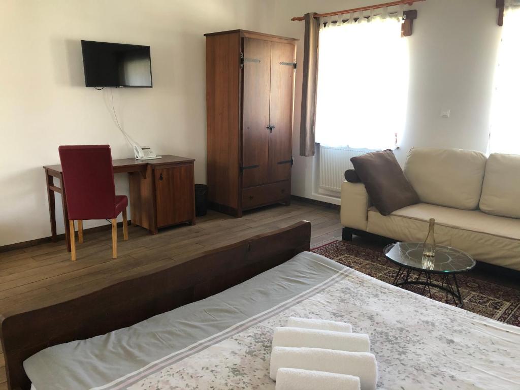 Posezení v ubytování Hotel Lug