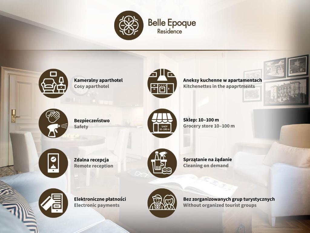 Posteľ alebo postele v izbe v ubytovaní Belle Epoque Residence