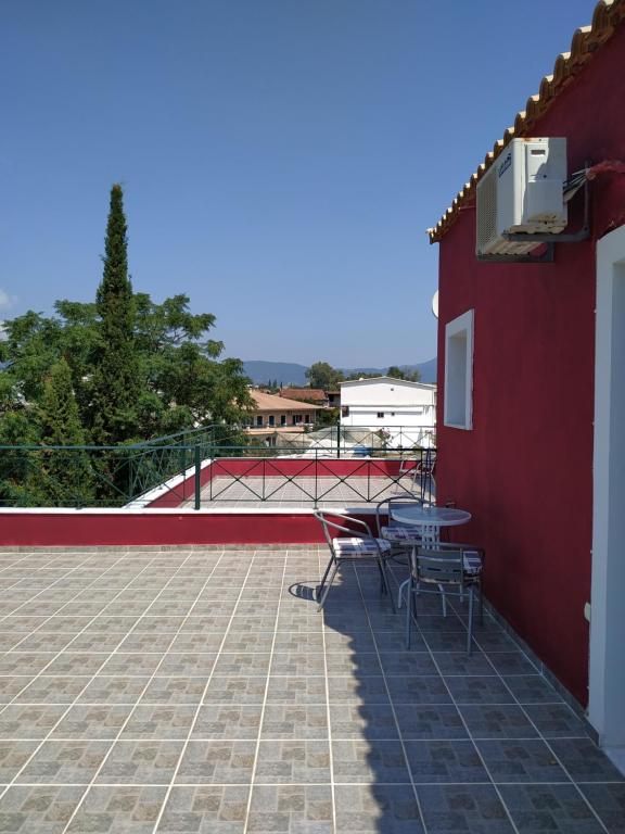 Balkon lub taras w obiekcie Ekaterini Apartments