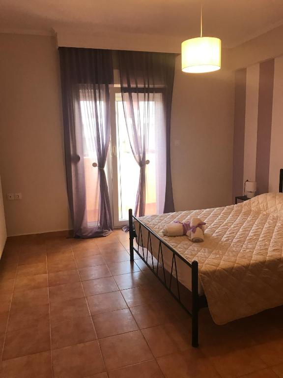 Postel nebo postele na pokoji v ubytování seashell