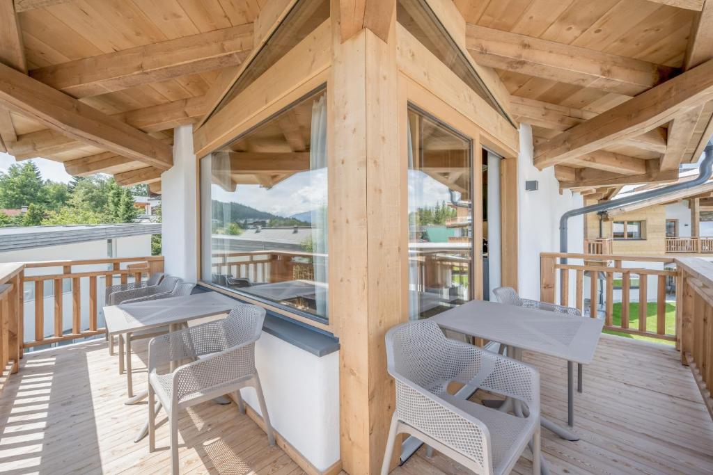 Balkón nebo terasa v ubytování AlpenParks Chalet & Apartment Alpina Seefeld