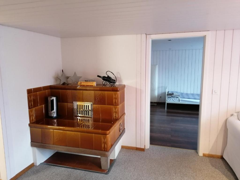 Postel nebo postele na pokoji v ubytování Ferien im Paradies