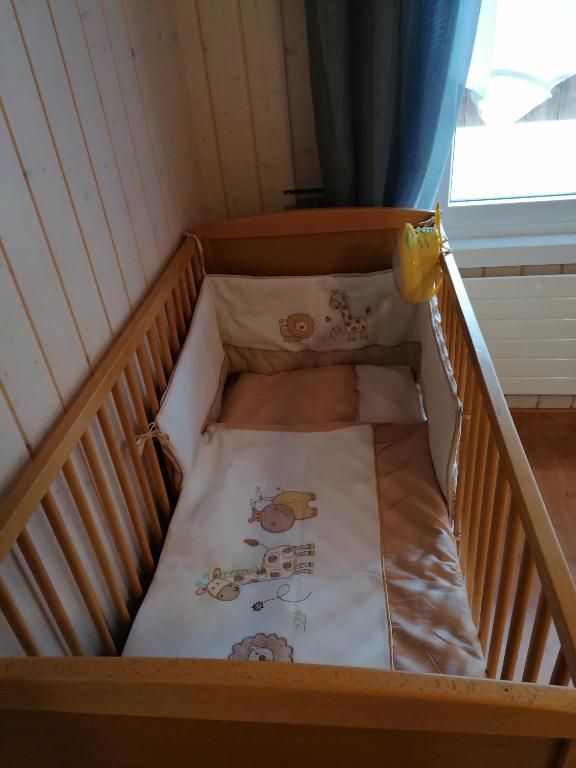 Postel nebo postele na pokoji v ubytování Ferien im Paradies