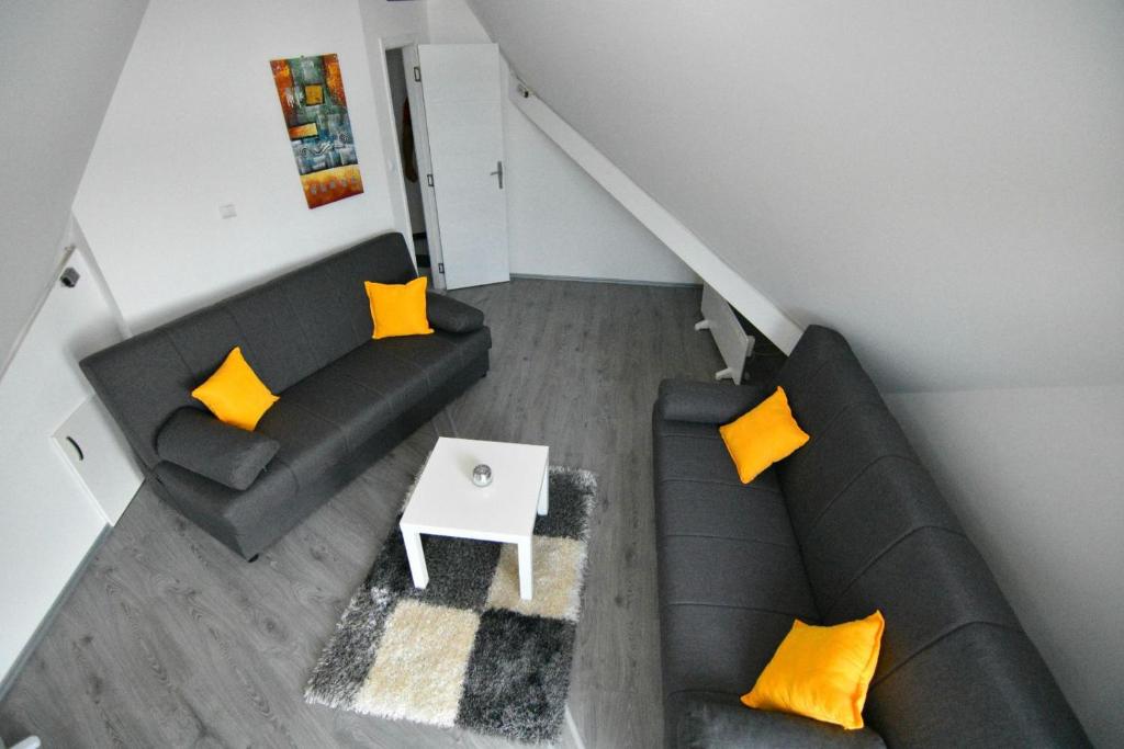 Khu vực ghế ngồi tại Apartman Romana Duplex Divčibare