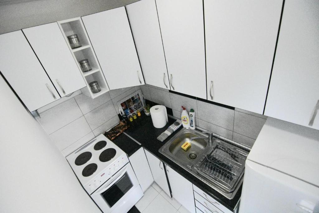Nhà bếp/bếp nhỏ tại Apartman Romana Duplex Divčibare