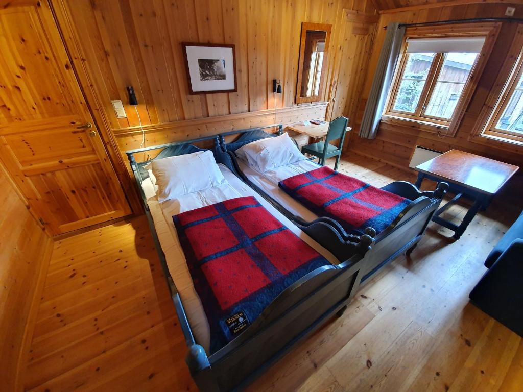 Postel nebo postele na pokoji v ubytování Vertshuset Røros