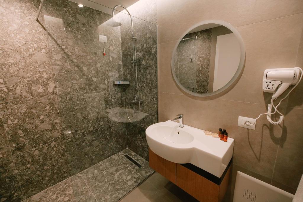 Koupelna v ubytování Amara Hotel & SPA