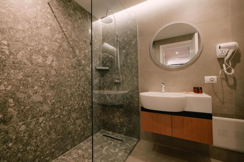 Koupelna v ubytování Amara Hotel & SPA