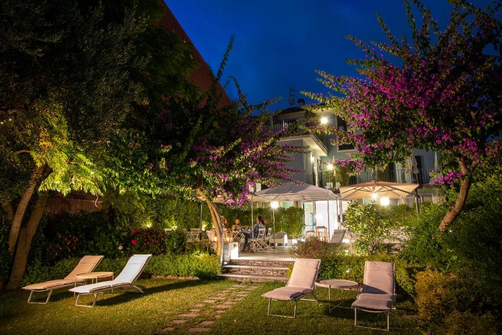 Zahrada ubytování Blu Hotel