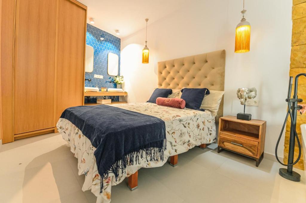 Posteľ alebo postele v izbe v ubytovaní ESTUDIO BOUTIQUE TERRAL
