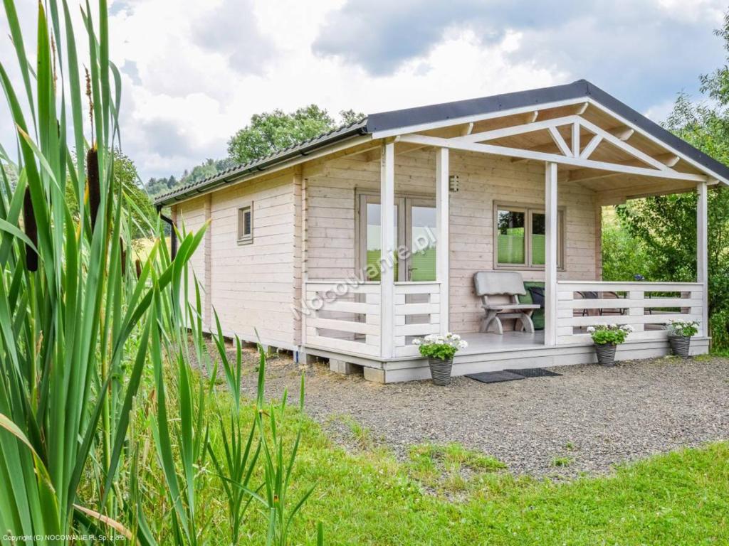 Vonkajšia záhrada v ubytovaní Domek nad Rozlewiskiem