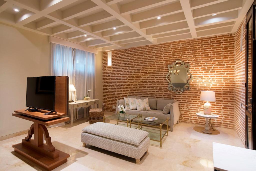 Posezení v ubytování Hotel Capellán de Getsemaní