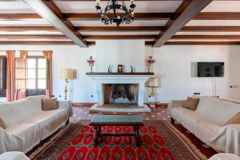 A seating area at La Rejaquera