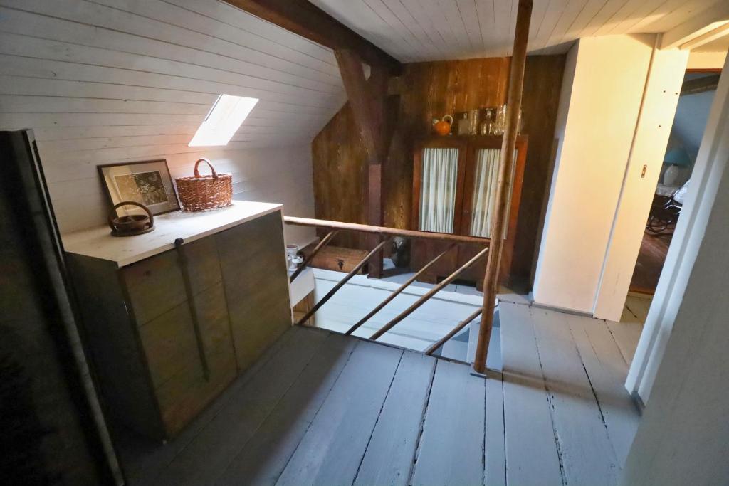 Eldhús eða eldhúskrókur á Chalupa Huníkov