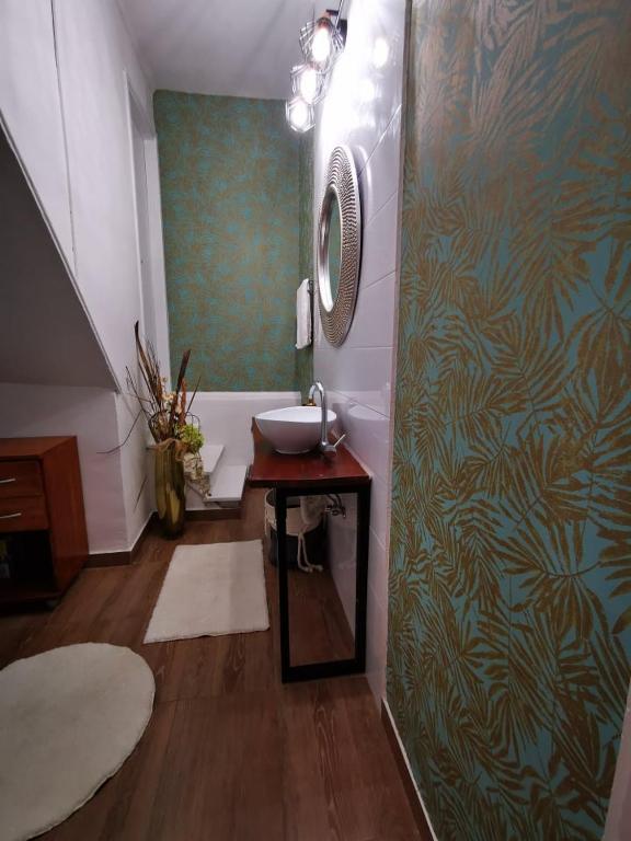 Koupelna v ubytování Apartman nono Ive