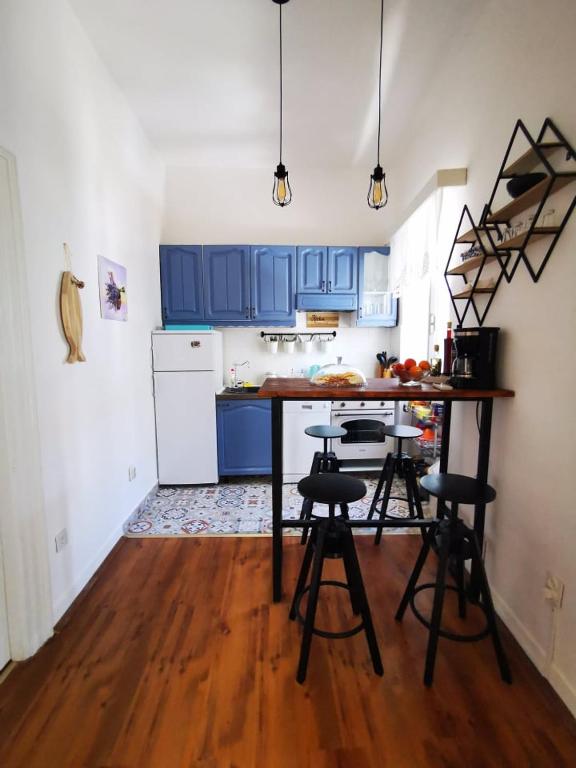Kuchyň nebo kuchyňský kout v ubytování Apartman nono Ive
