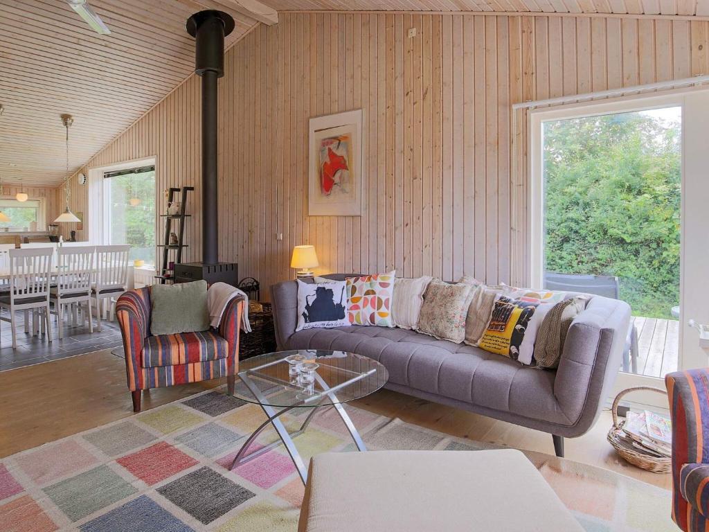 Posezení v ubytování 6 person holiday home in Slagelse
