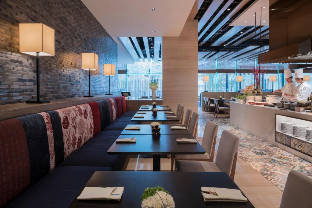 Posezení v ubytování Hyatt Regency Xiamen Wuyuanwan