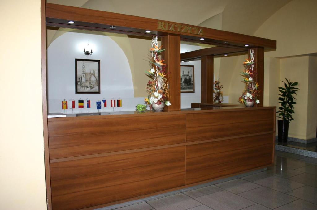 Vstupní hala nebo recepce v ubytování Hotel Jelen