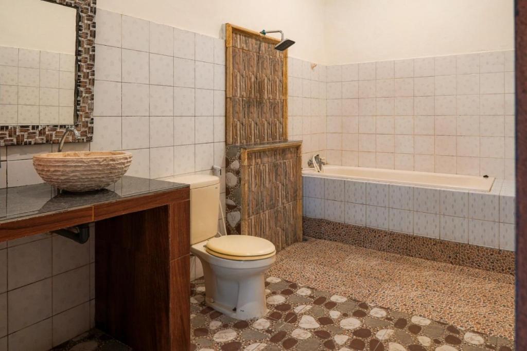 Koupelna v ubytování Ina Inn