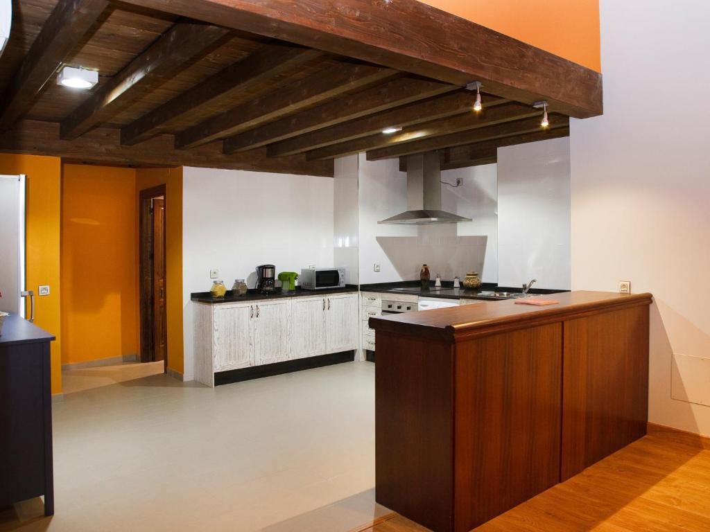 Kuchyň nebo kuchyňský kout v ubytování La Casa del Vino