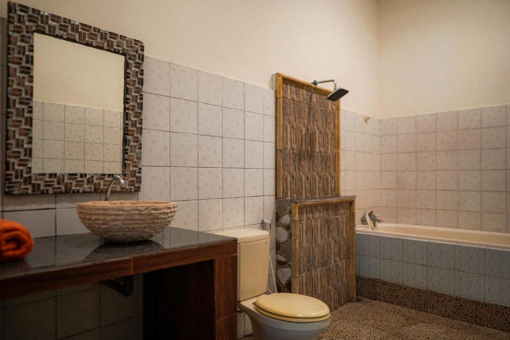 Koupelna v ubytování Ina Inn