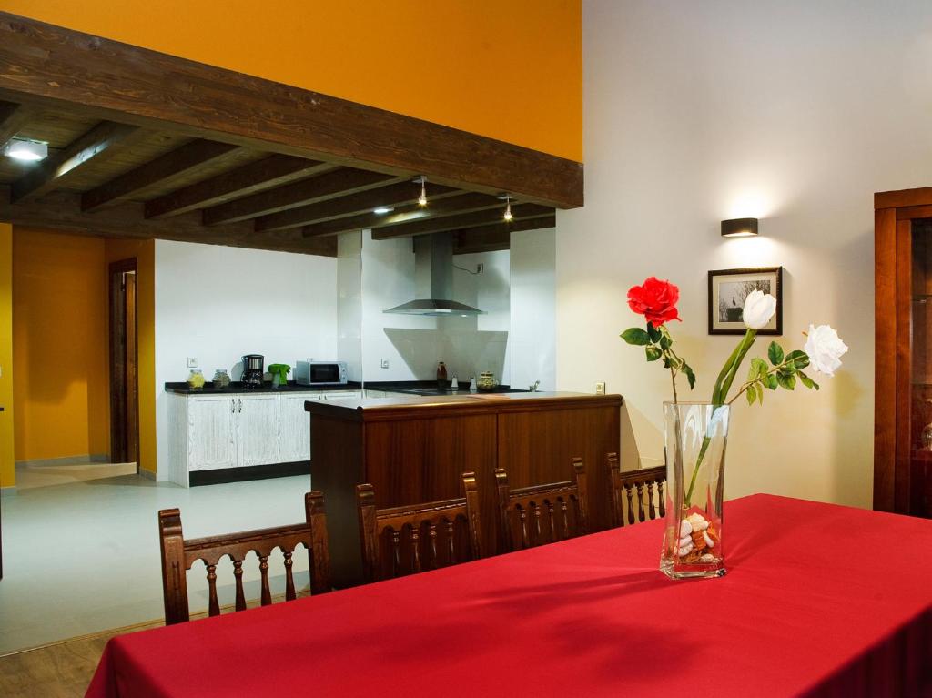 Kuchyň nebo kuchyňský kout v ubytování La Casa del Vino