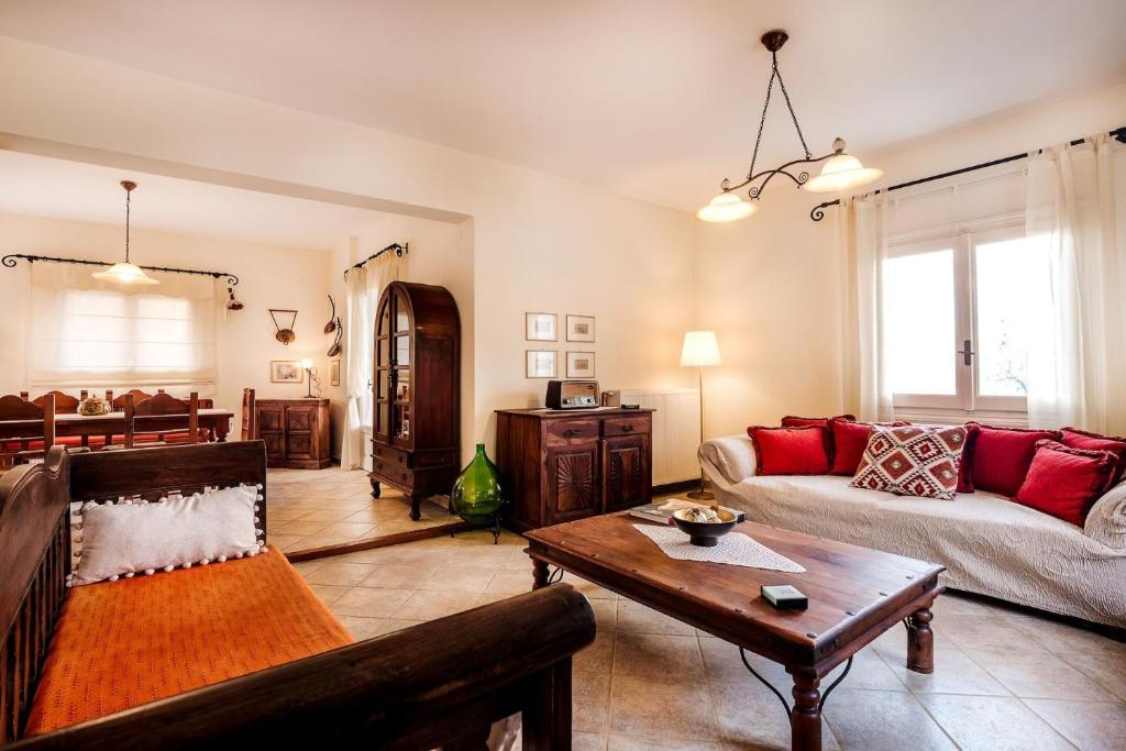 Posezení v ubytování Villa Melodia by PosarelliVillas