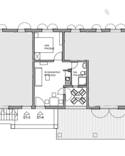 Půdorys ubytování Casa Val Madorso