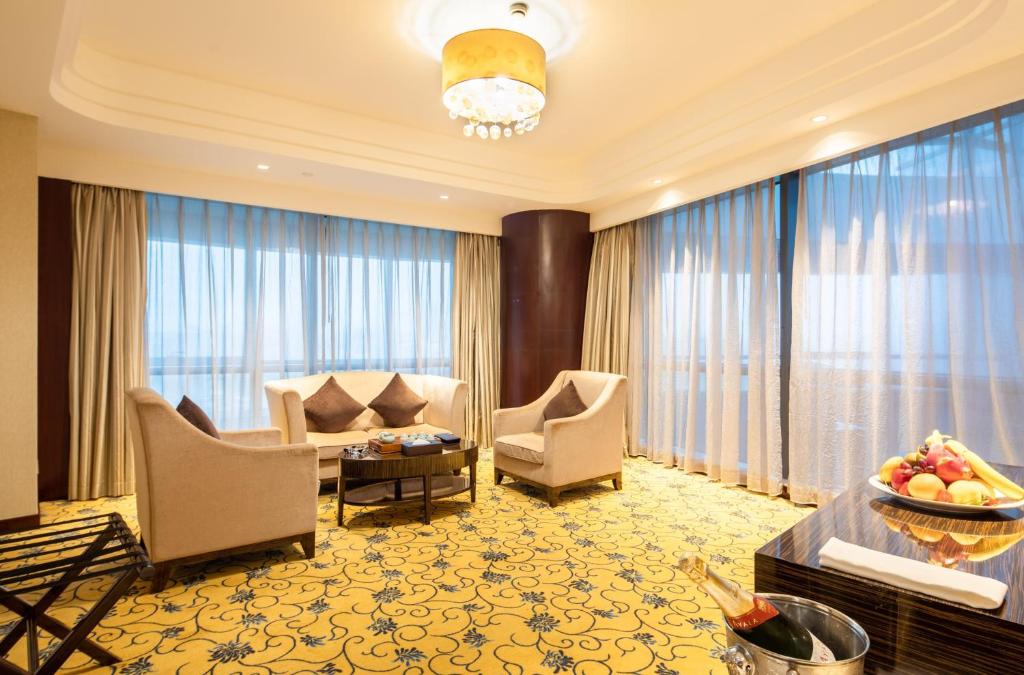 Posezení v ubytování Shenzhen L.gem Hotel
