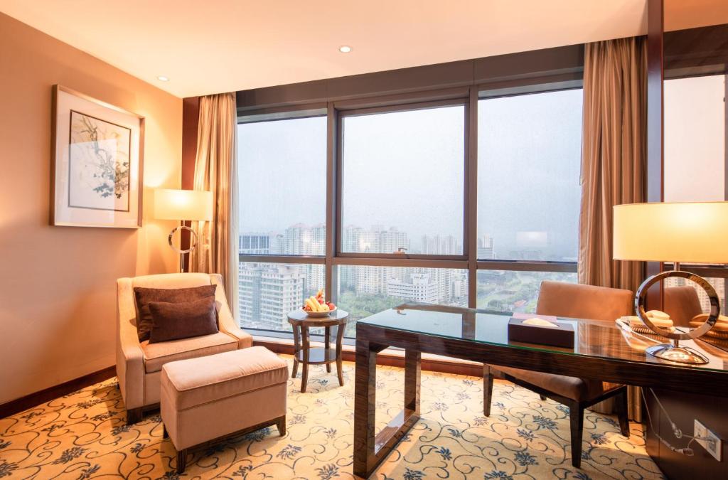 Posezení v ubytování Shenzhen L.gem Hotel