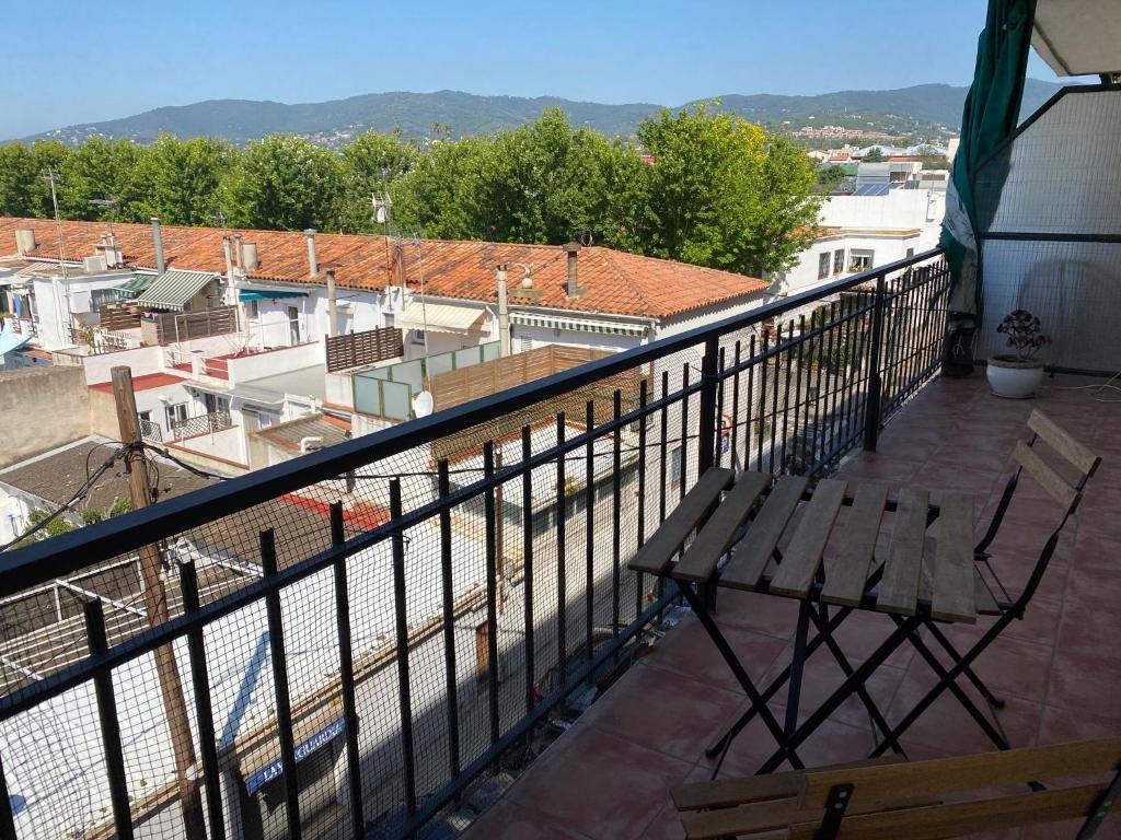 Balkón nebo terasa v ubytování Vilamarlux V