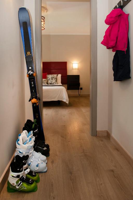 Postel nebo postele na pokoji v ubytování Hotel Palarine