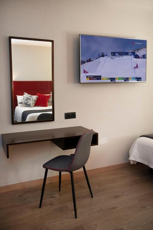 TV a/nebo společenská místnost v ubytování Hotel Palarine
