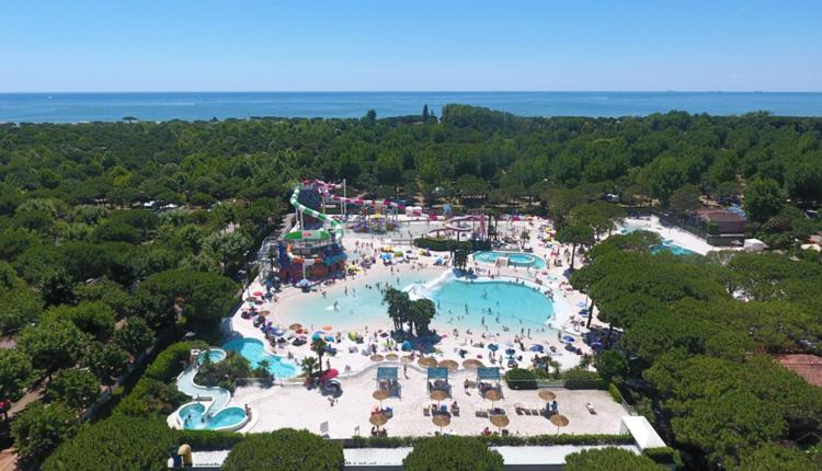 Bazén v ubytování Casa mobile - Union Lido nebo v jeho okolí