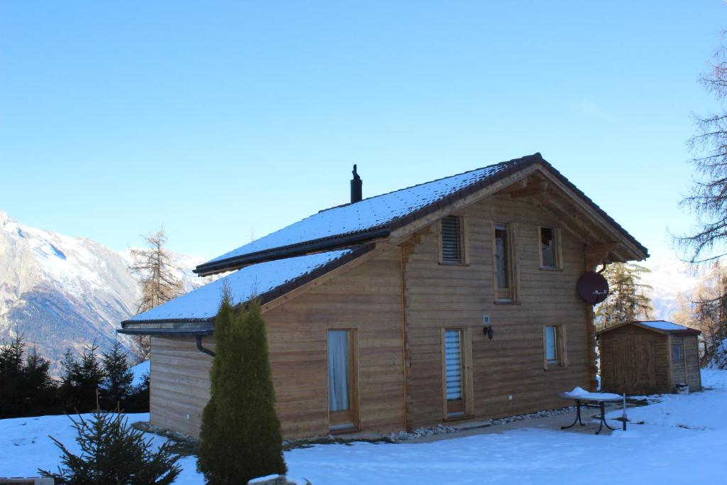 Chalet Mon Sousou v zimě