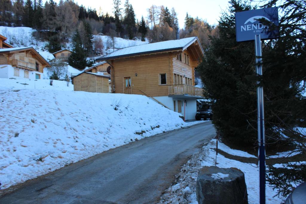 Chalet Mon Sousou v zimě