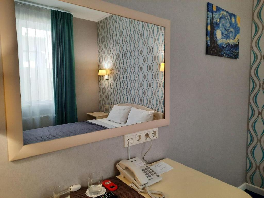 Koupelna v ubytování Hotel Ajur