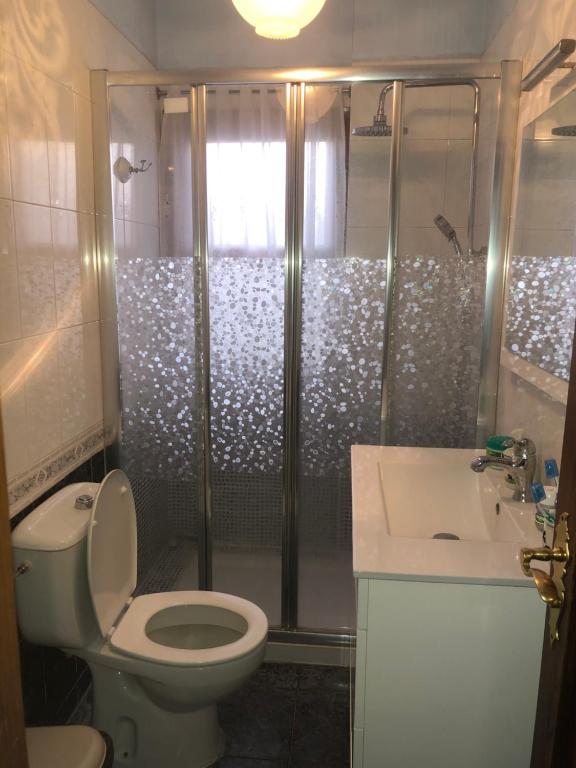 Koupelna v ubytování Aguere Nest Hostel