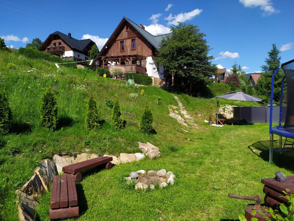 Zahrada ubytování Apartmany Ruby