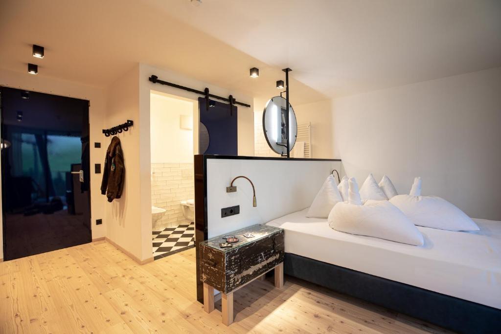 Al Plan, A mountain moving hotel - Chambre Double De Luxe Avec Vue En Montagne