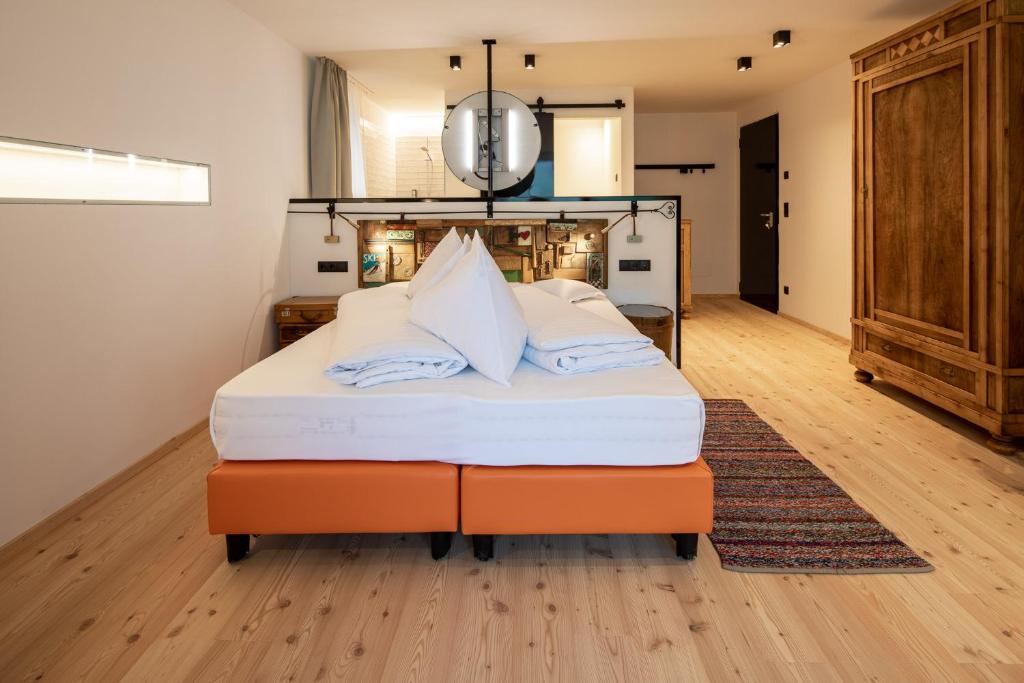 Al Plan, A mountain moving hotel - Chambre Double De Luxe Avec Vue En Montagne