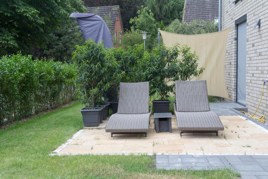 Zahrada ubytování Ferienhaus Schleiharmonie