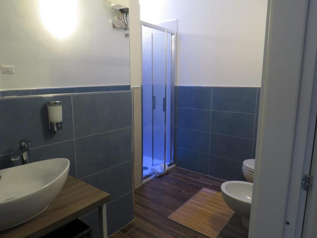 Koupelna v ubytování B&b Angolo 29