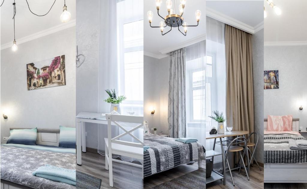 Posteľ alebo postele v izbe v ubytovaní Golden Rose ! Apartments Lviv