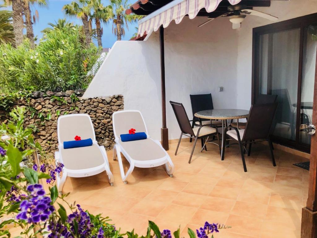 Balkón nebo terasa v ubytování Casas del Sol CANDESA