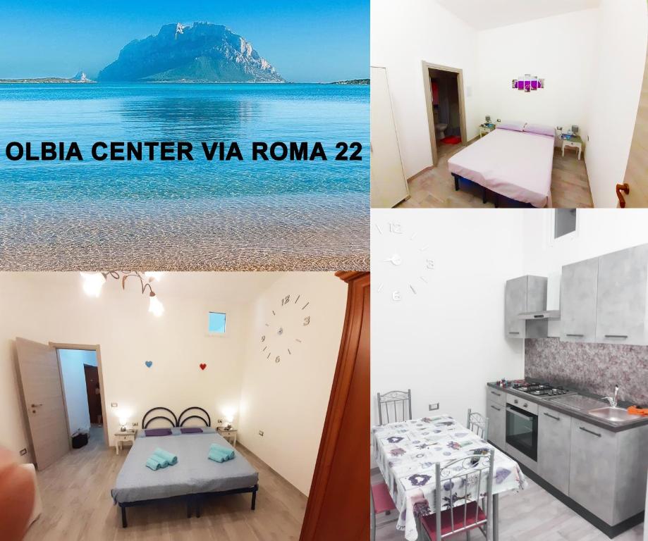 Η κουζίνα ή μικρή κουζίνα στο OLBIA CENTER VIA ROMA 22