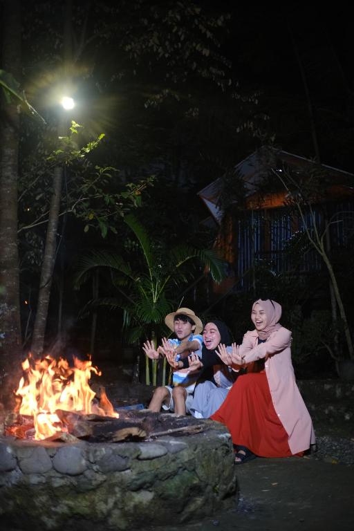 Hosté ubytování Hau Eco Lodges Citumang Pangandaran