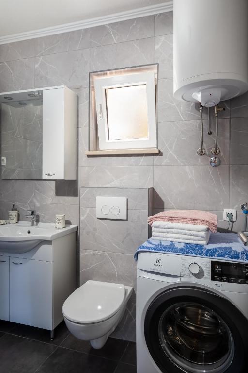 Koupelna v ubytování Apartment Pod Nespolom